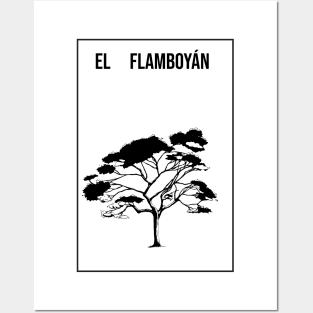 El Flamboyan - Black n White Posters and Art